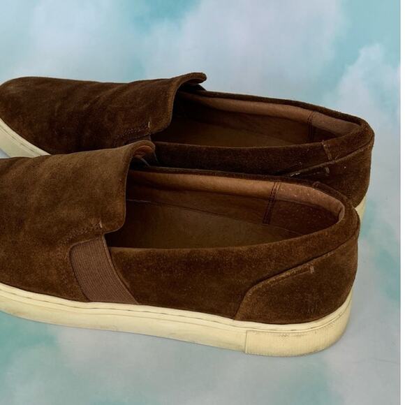 Frye Ivy Slip - Brown (Wood), Size 9.5, Genuine Suede and Leather - Picture 4 of 7